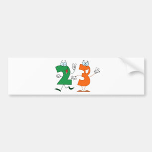 Happy Number 23 Bumper Sticker