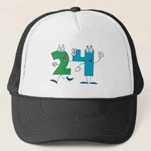 Happy Number 24 Trucker Hat