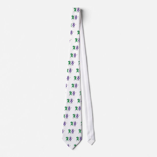 Happy Number 28 Tie (Front)