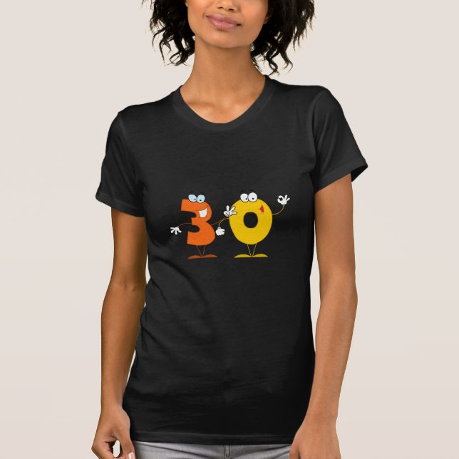 Happy Number 30 T-Shirt (Front)