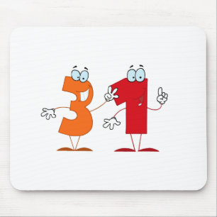 Happy Number 31 Mouse Pad