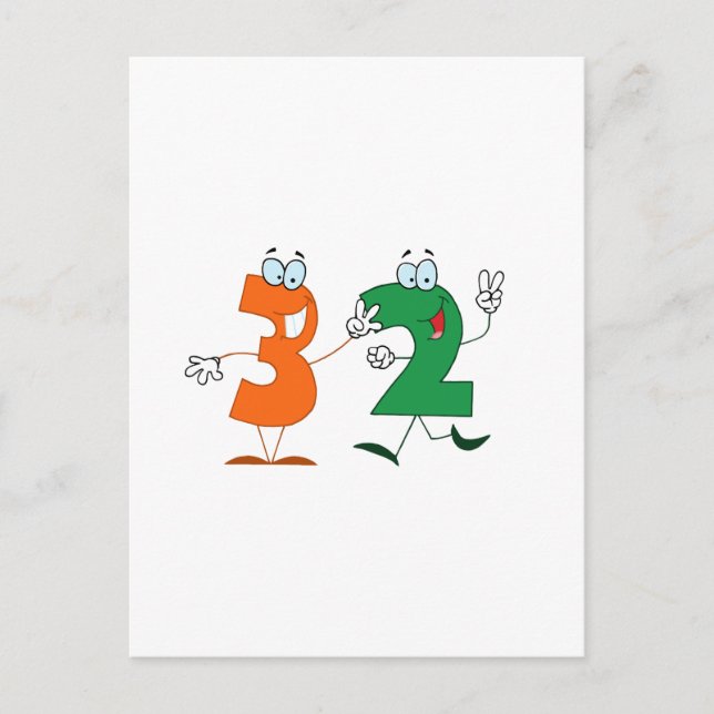 Happy Number 32 Postcard (Front)