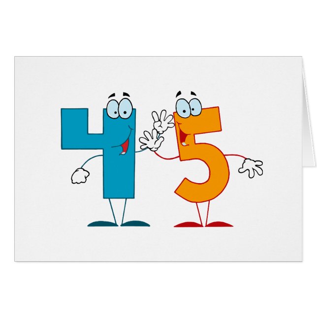 Happy Number 45 (Front Horizontal)