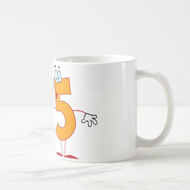 Happy Number 45 Coffee Mug (Right)