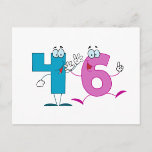 Happy Number 46 Postcard