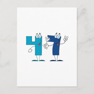 Happy Number 47 Postcard
