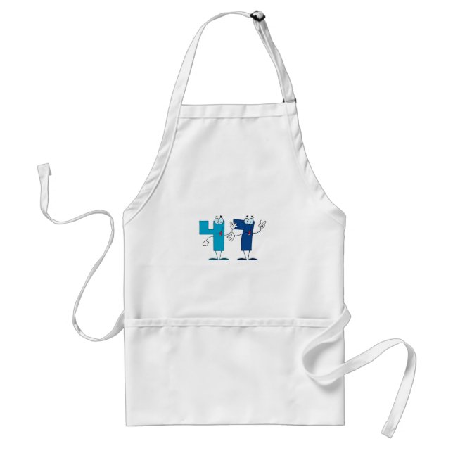 Happy Number 47 Standard Apron (Front)