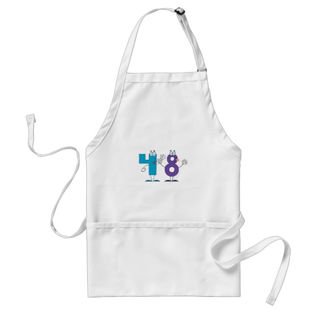 Happy Number 48 Standard Apron (Front)