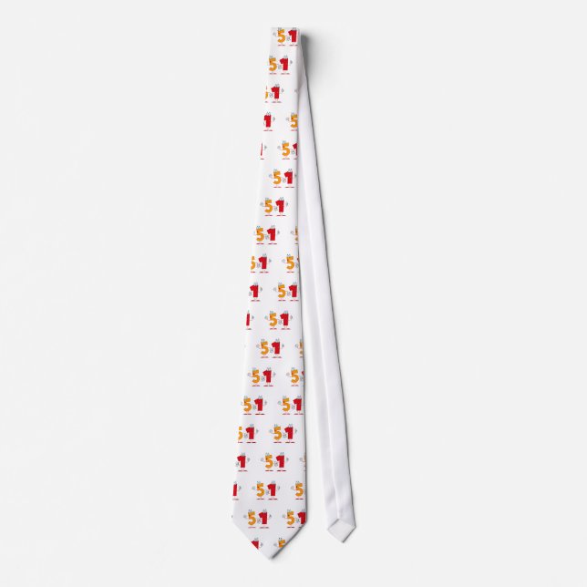 Happy Number 51 Tie (Front)