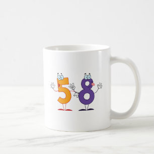 Happy Number 58 Coffee Mug