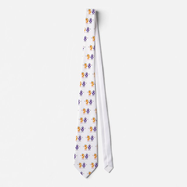 Happy Number 58 Tie (Front)