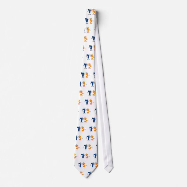 Happy Number 75 Tie (Front)