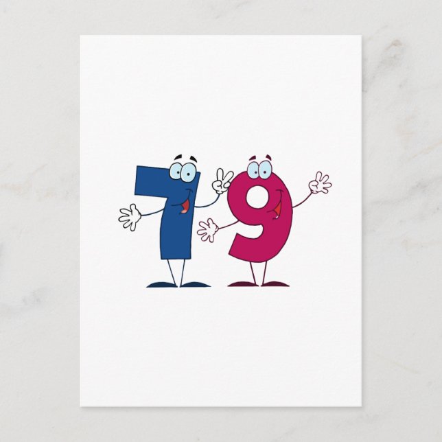 Happy Number 79 Postcard (Front)