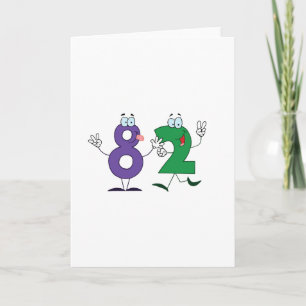 Happy Number 82 Card