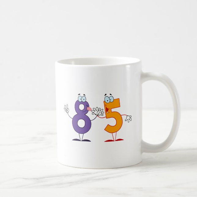 Happy Number 85 Coffee Mug (Right)