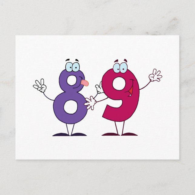 Happy Number 89 Postcard (Front)