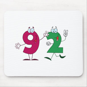 Happy Number 92 Mouse Pad