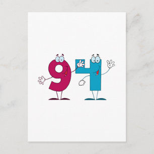 Happy Number 94 Postcard