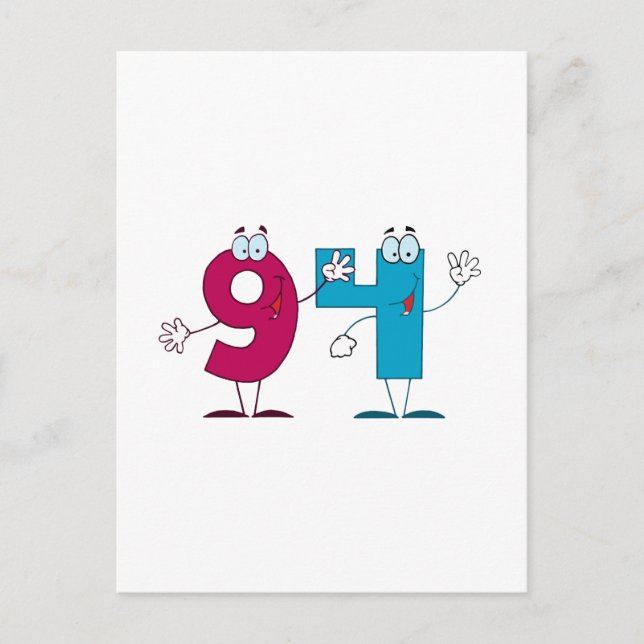 Happy Number 94 Postcard (Front)