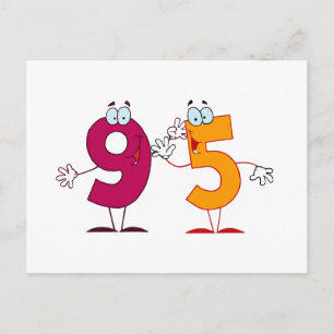 Happy Number 95 Postcard