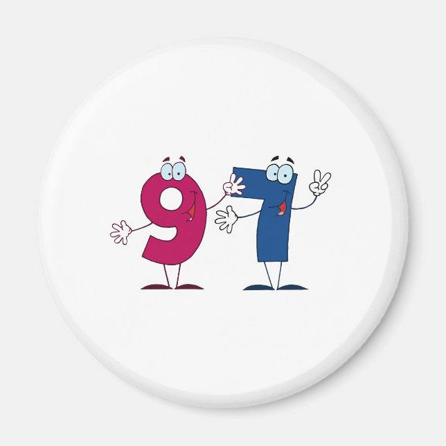 Happy Number 97 Magnet (Front)