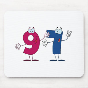 Happy Number 97 Mouse Pad
