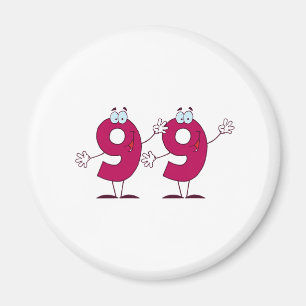 Happy Number 99 Magnet