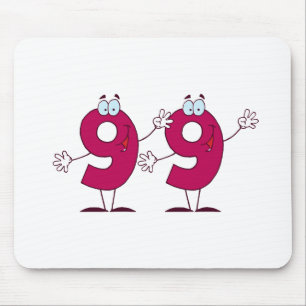 Happy Number 99 Mouse Pad