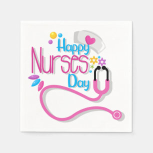 Happy Nurse Day Paper  Napkin