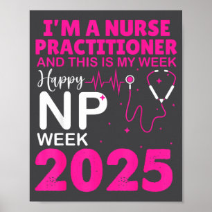 Happy Nurse Practitioner Week 2025 Women Np Life Poster