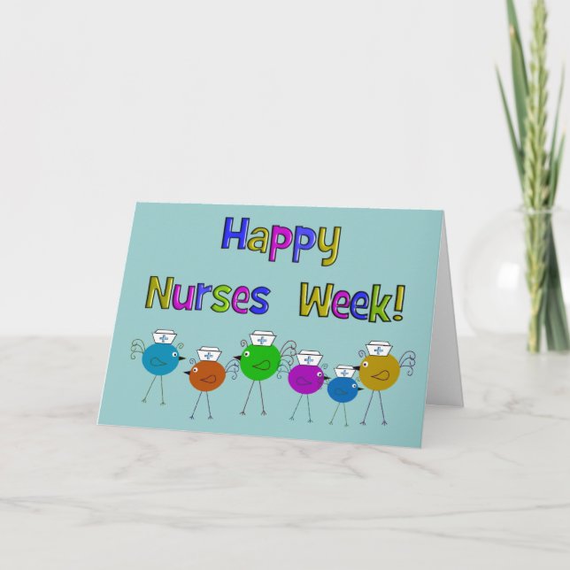 Happy Nurse Week Greeting Card (Front)