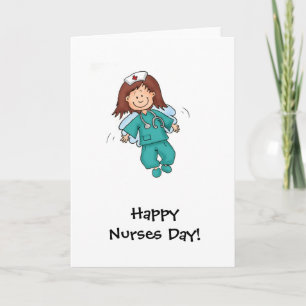 Happy Nurses Day - Angel in Disguise Thank You Card