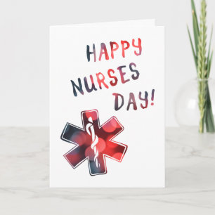 happy nurses day BOKEH Card