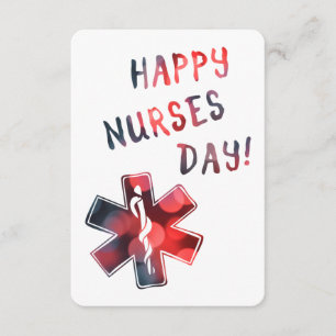 happy nurses day BOKEH Invitation