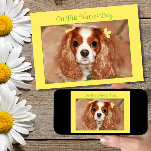 Happy Nurses Day Cavalier King Charles Spaniel Card