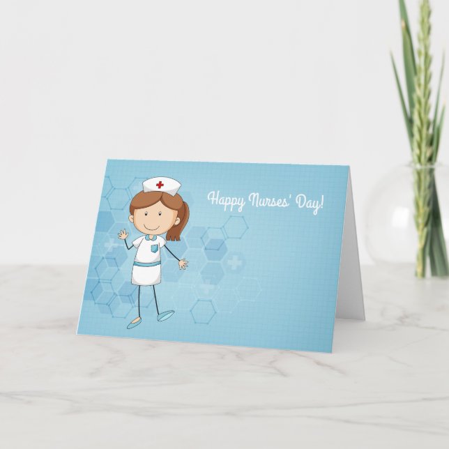 Happy Nurses Day Folded Card (Front)