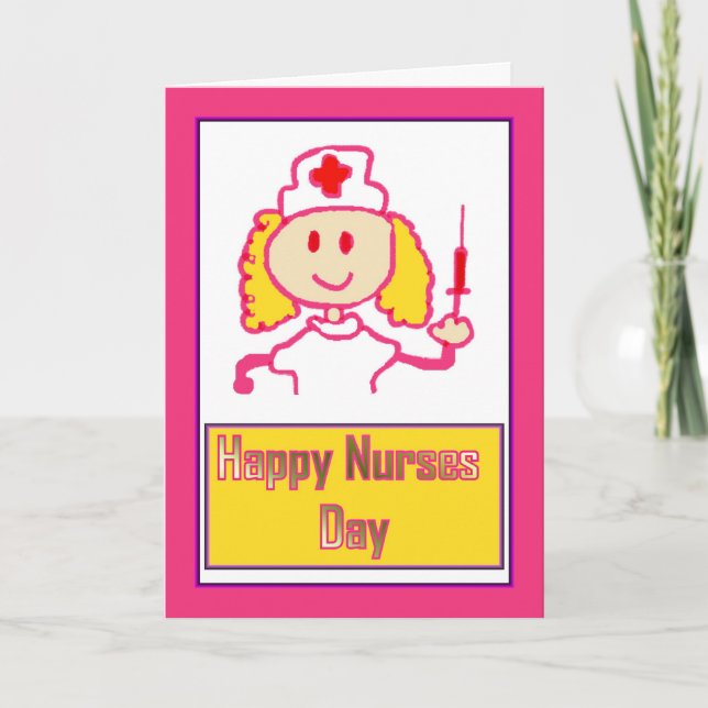 Happy Nurses Day for caring nurse Card (Front)