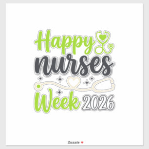 Happy Nurses Week 2026 Stethoscope Nurse Design_1