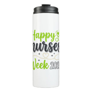 Happy Nurses Week 2026 Stethoscope Nurse Design_1 Thermal Tumbler