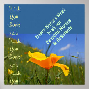 Happy Nurse's Week art prints Nurses Assistants