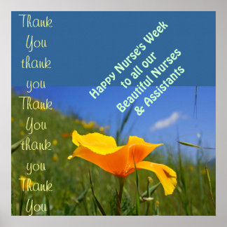 Happy Nurse's Week art prints Nurses Assistants
