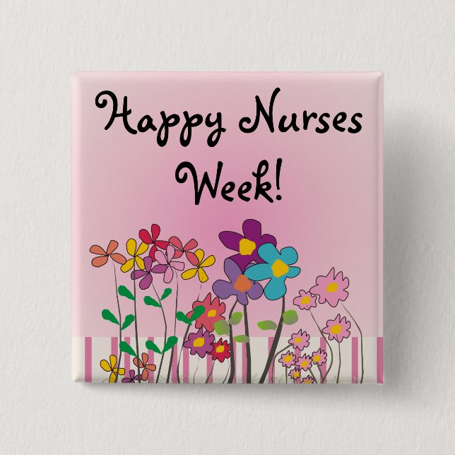 Happy Nurses Week Buttons (Front)