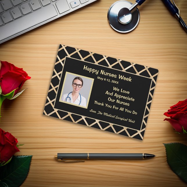 Happy Nurses Week Photo Appreciation Medical Card (Happy Nurses Week Photo Appreciation Medical Card great to show appreciation. )