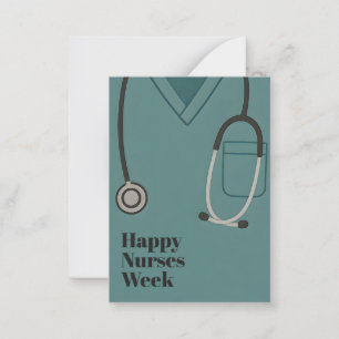 Happy Nurses Week Vintage Style Nurse Appreciation Card