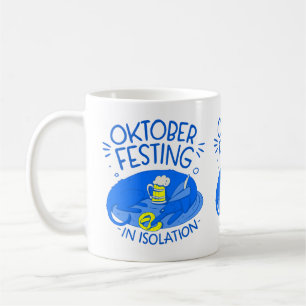 happy oktoberfest dog coronavirus coffee mug