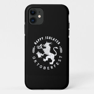 happy oktoberfest isolated covid griffin iPhone 11 case