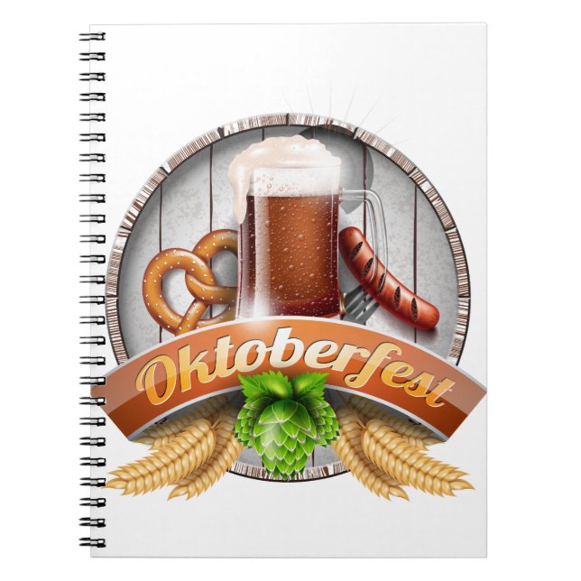 happy oktoberfest notebook (Front)