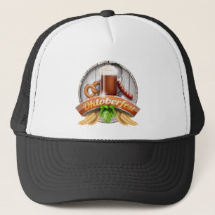 happy oktoberfest trucker hat