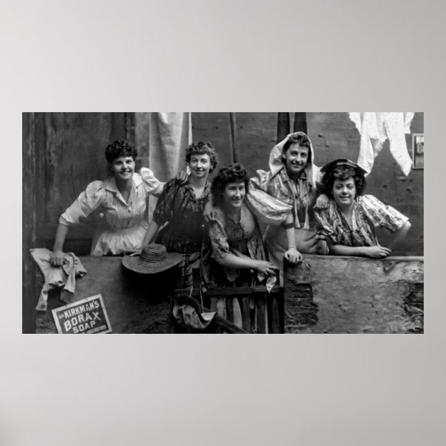 Happy on Laundry Day 1892 Poster (Front)