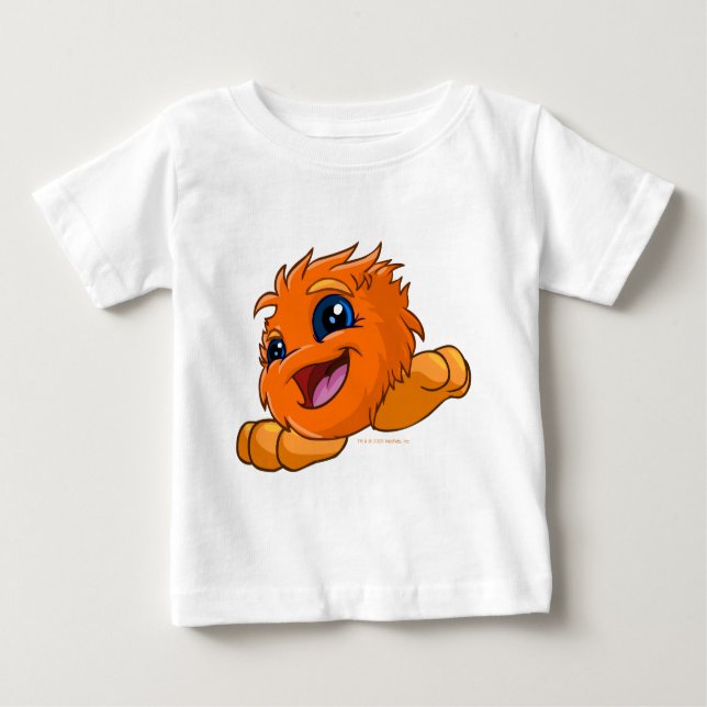 Happy orange JubJub Baby T-Shirt (Front)